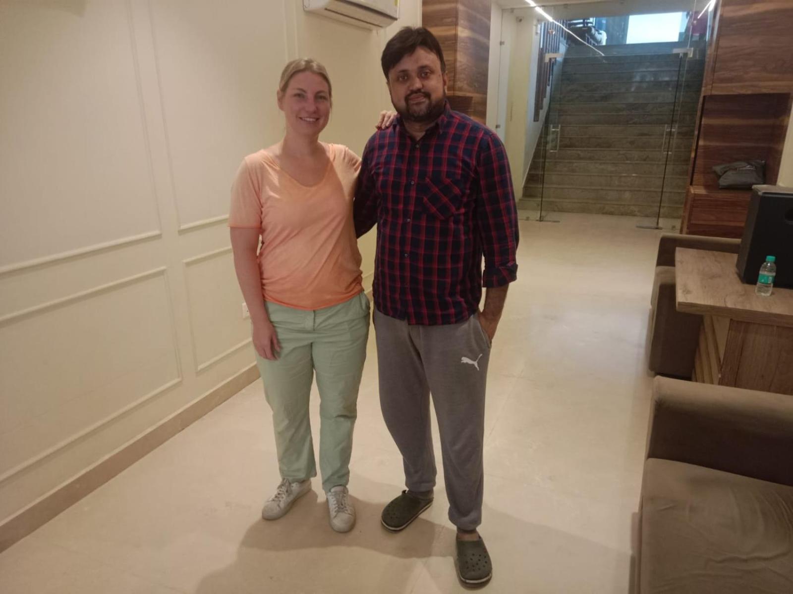 אגרה Hotel Shyam Palace India Agra מראה חיצוני תמונה